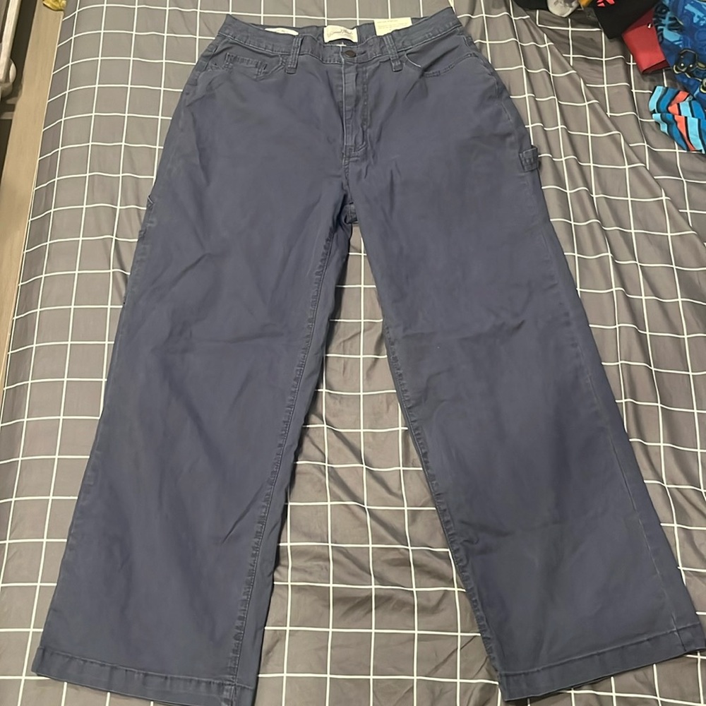 Universal Threads Vintage wide leg cargos. Color:periwinkle Size 8